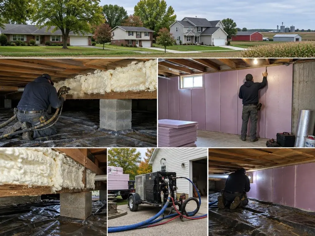Crawl Space & Basement Insulation in Greenwood, IN
